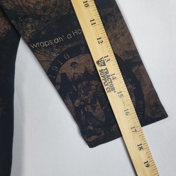 Pendleton Round Up Sequined Top Women's Medium Brown Let em Buck Western Cowgirl - Picture 7 of 10